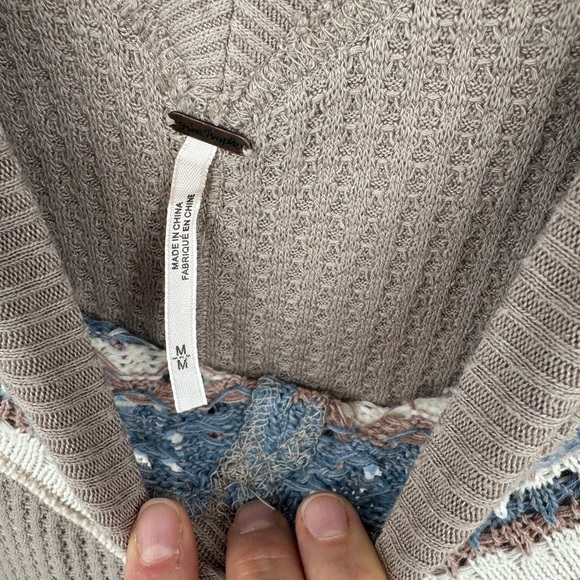 Free People Copenhagen Knit Top M - Picture 3 of 5